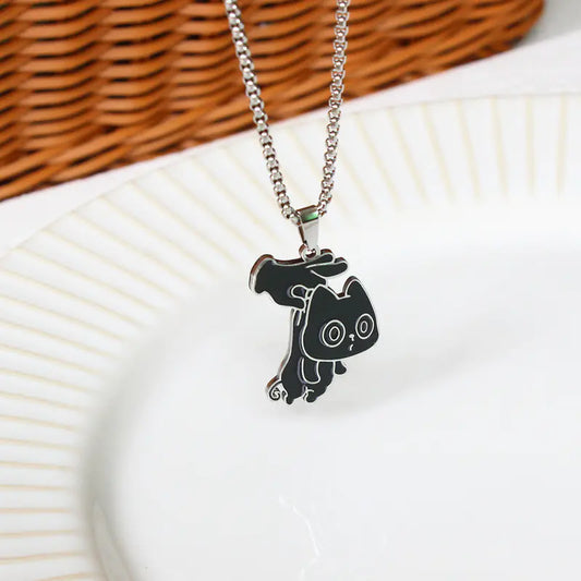 Creative Black Cat Pendant