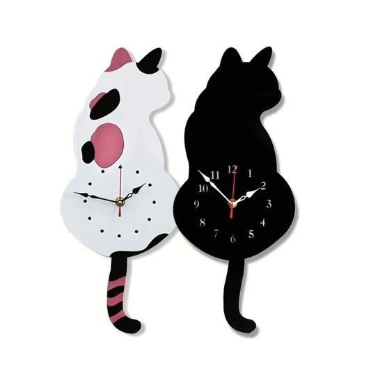 Mystical Cat Clock