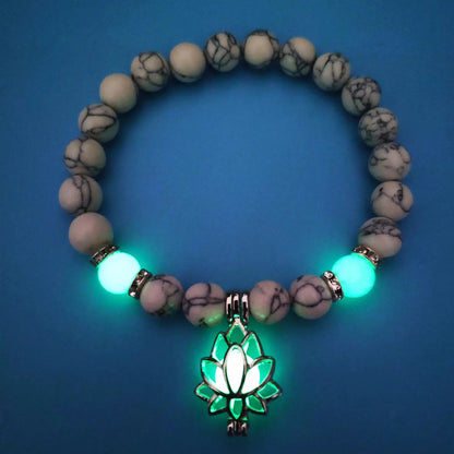 Glowing Turquoise Bead Energy Bracelet Sorceress Sanctuary