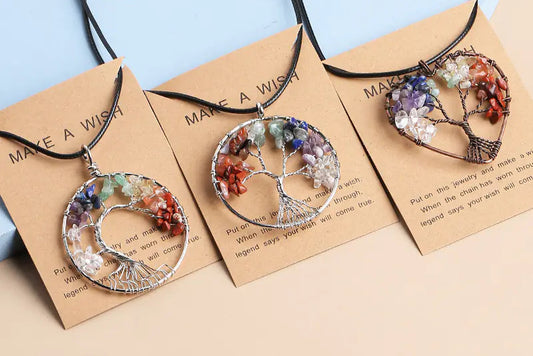 Enchanted Crystal Necklace | Tree Of Life