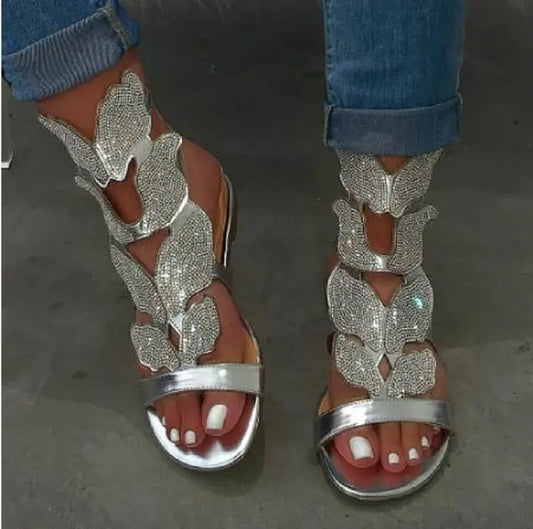 Enchanting Rhinestone Sandals