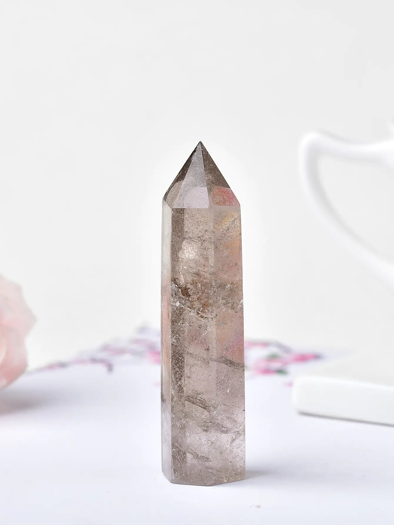 Natural Crystal | Tea Quartz Pillar