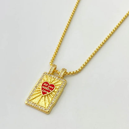 Gilded Tarot Pendant