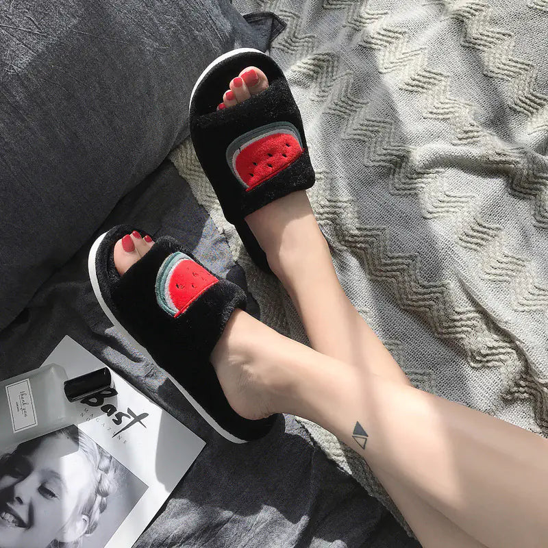 Fruity Plush Slippers