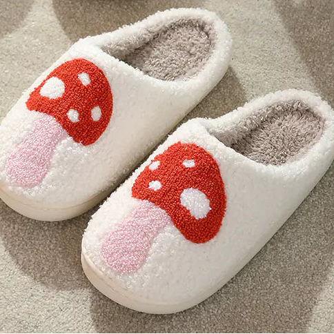 Cozy Mushroom Slippers