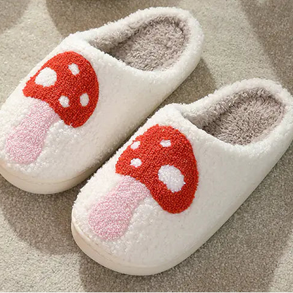 Cozy Mushroom Slippers