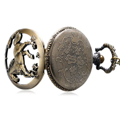 Antique Horse Pocket Watch