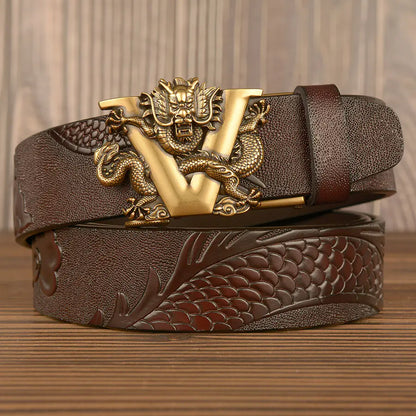Dragon Leather Belt