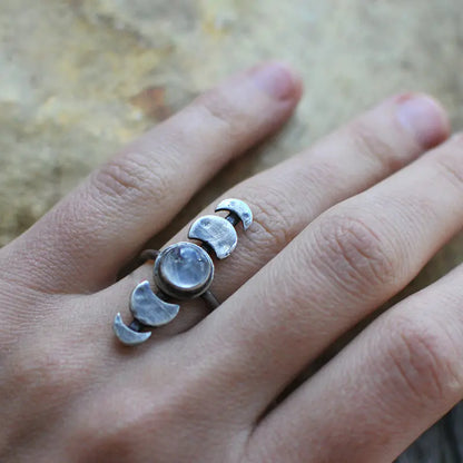 Moonstone Lunar Ring