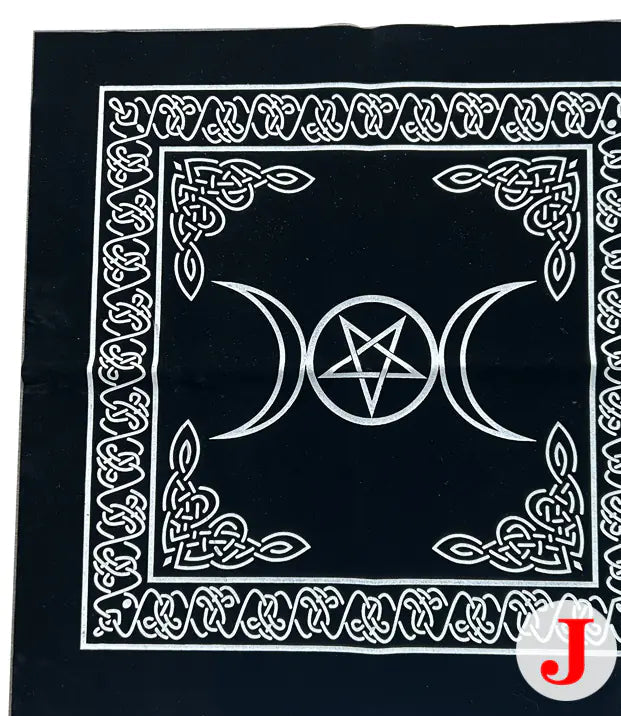 Tarot Tablecloth With Star Pattern & Velvet Material