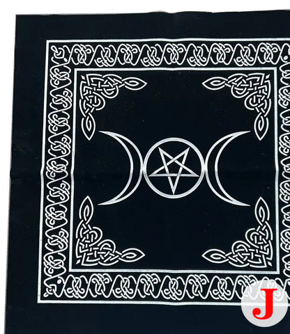 Tarot Tablecloth With Star Pattern & Velvet Material