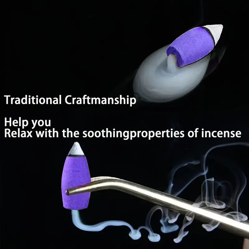 Relaxing Lavender Scents | Incense Cones 100pcs Sorceress Sanctuary