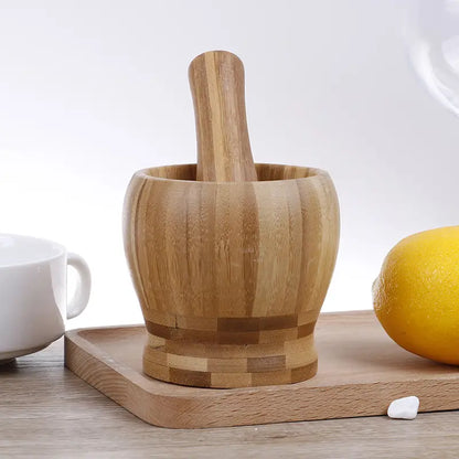Witch’s Mill | Wooden Mortar & Pestle Set