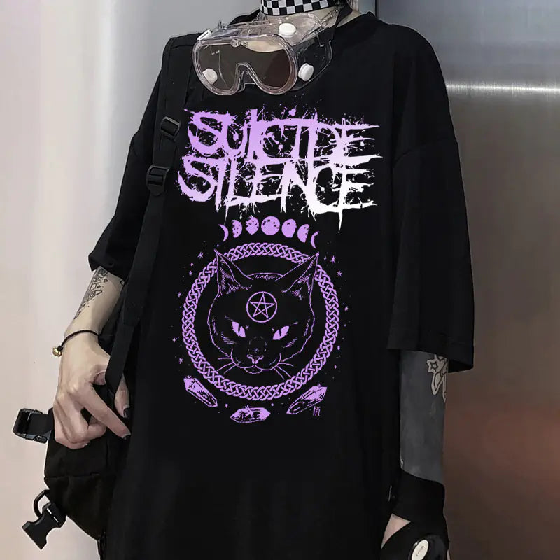 Cursed Cat Oversized T-shirt