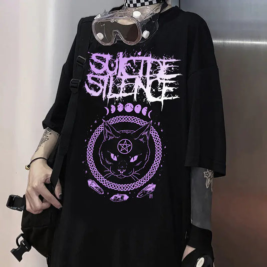 Cursed Cat Oversized T-shirt