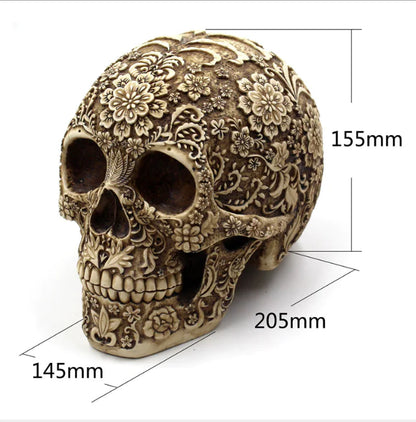 Mystical Floral Skull