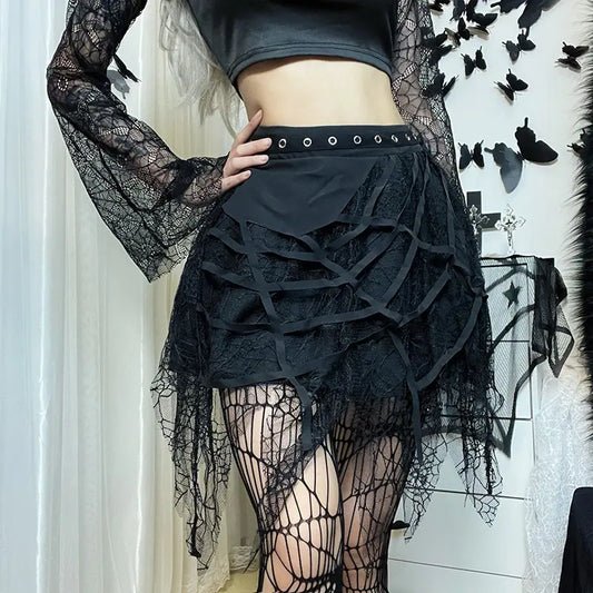 Gothic Punk Slim Skirt