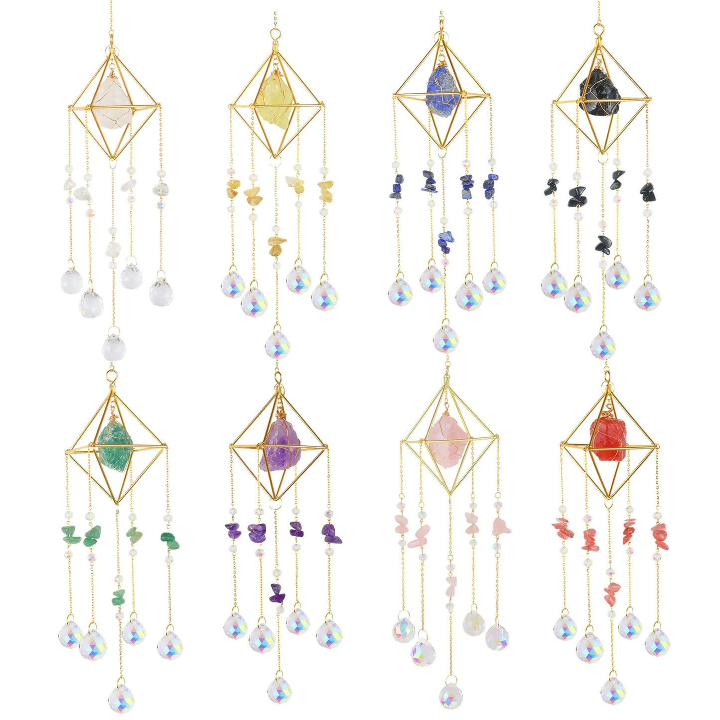 Natural Crystal Wind Chime