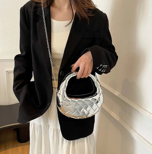 Acrylic Half Moon Bag
