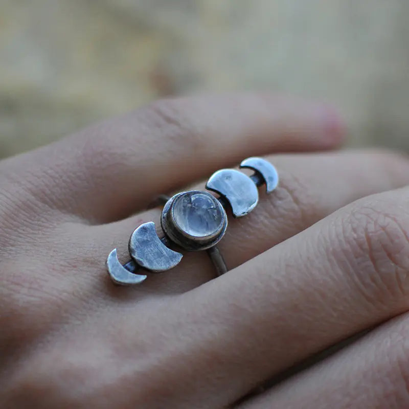 Moonstone Lunar Ring