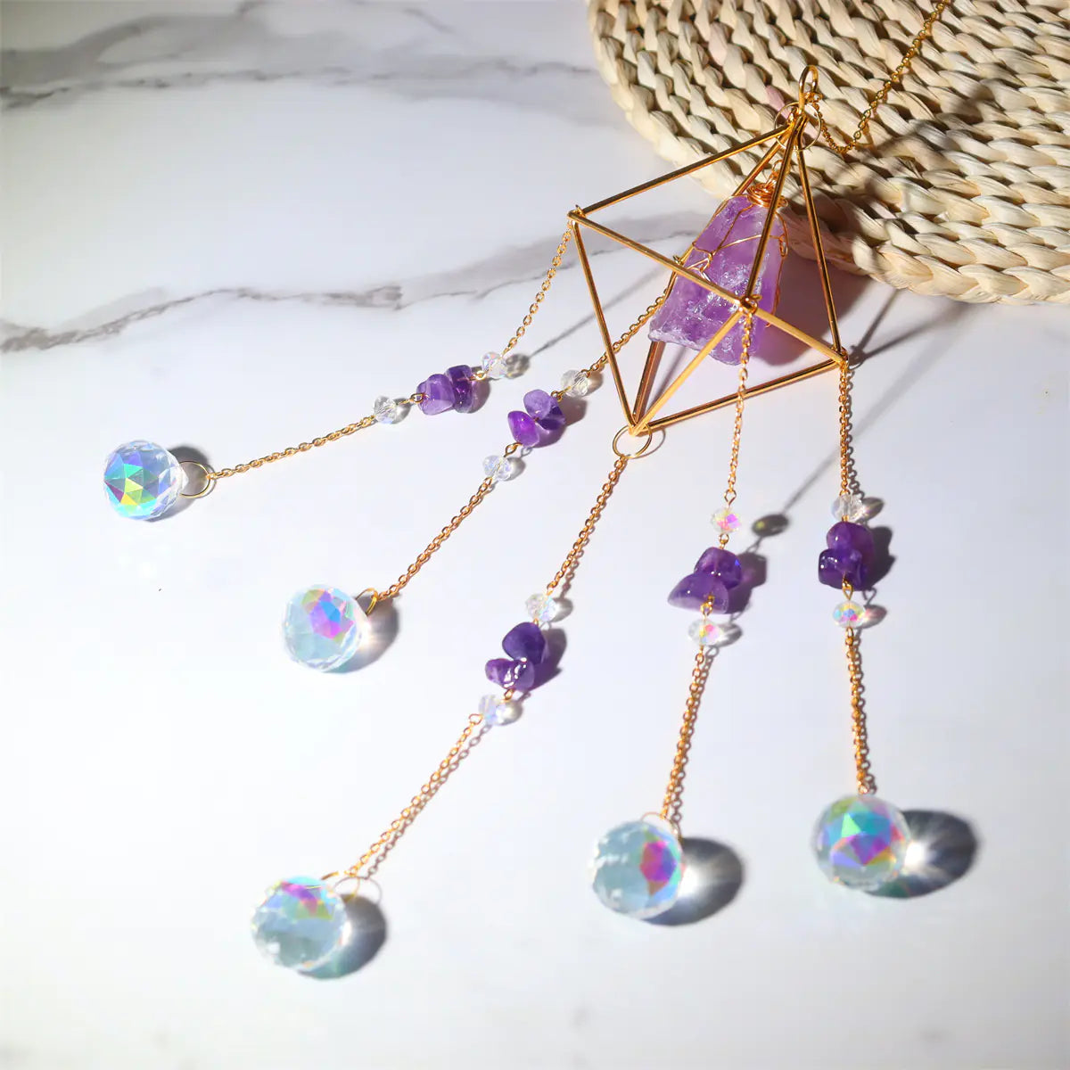 Natural Crystal Wind Chime