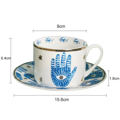 Spiritual Healing | Ceramic Plate & Candle Holder Set