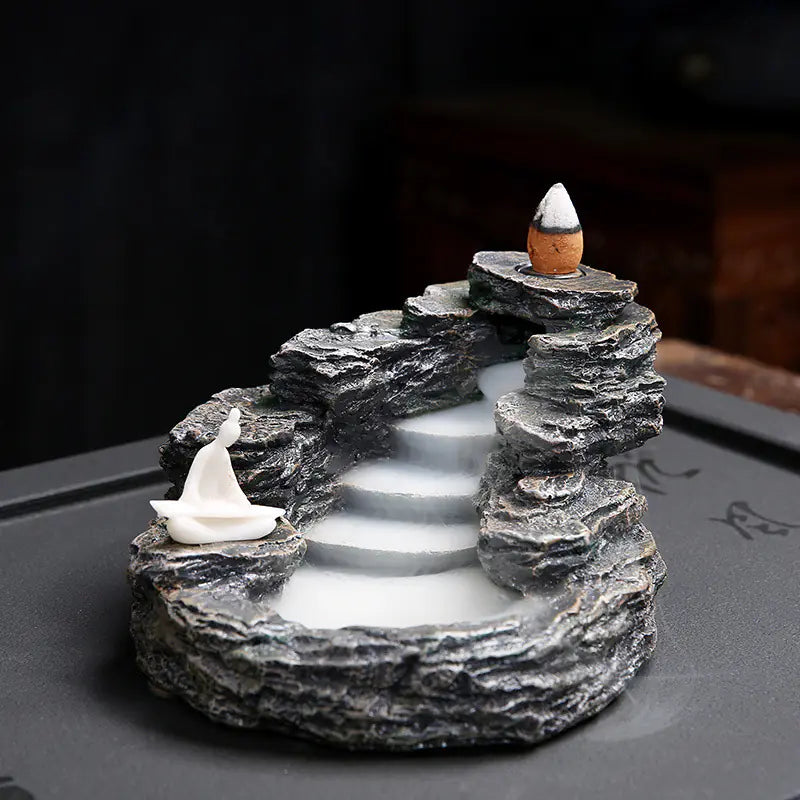 Zen Mountain Incense Burner