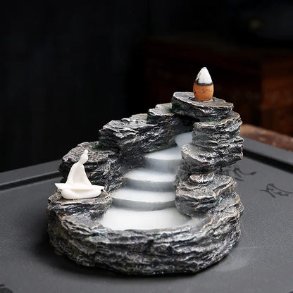 Zen Mountain Incense Burner