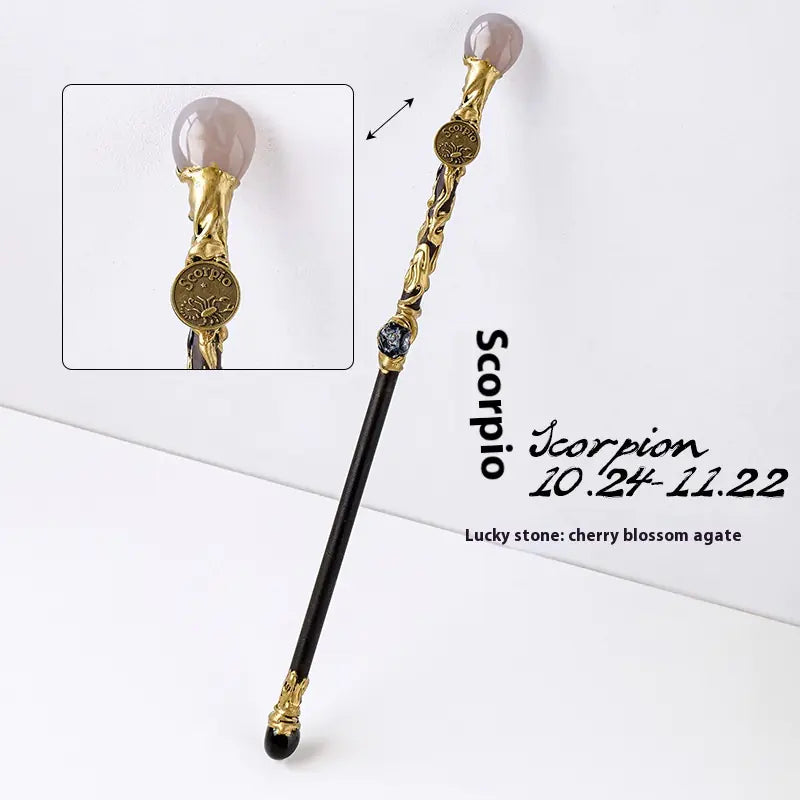 Zodiac Crystal Magic Wand