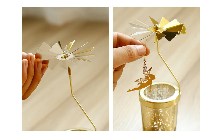 Magical Rotating Candle Holder