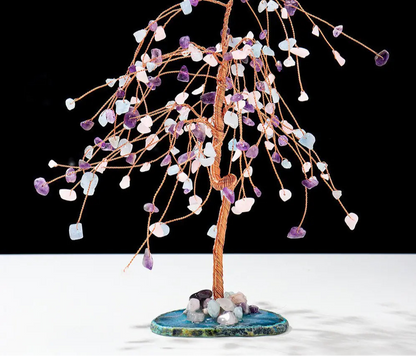 Natural Crystal Tree |  Amethyst Base Sorceress Sanctuary
