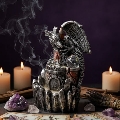 LED Dragon Incense Burner