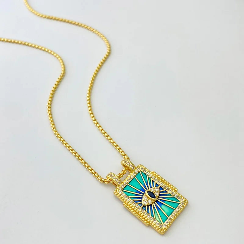 Gilded Tarot Pendant