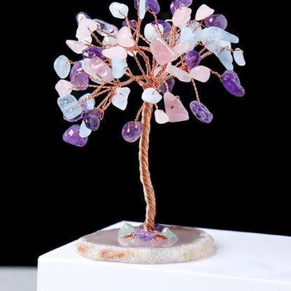 Natural Crystal Tree |  Amethyst Base Sorceress Sanctuary