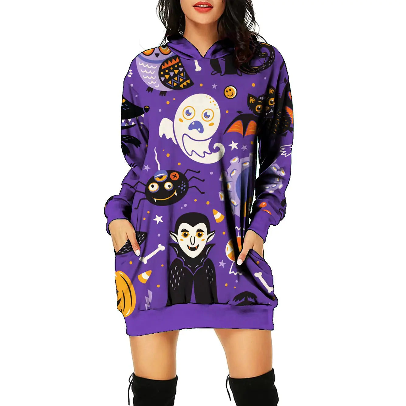 Spooky Print Dress