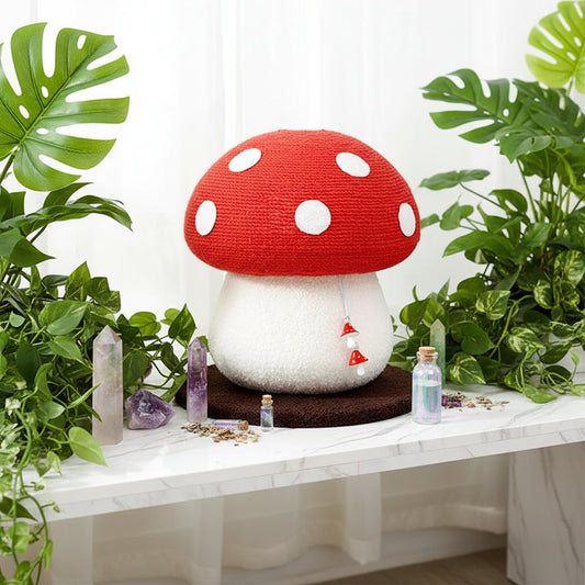 Mushroom Cat Scratcher