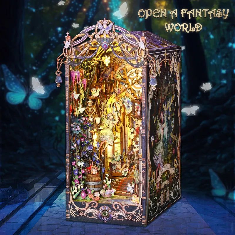 Fairy Tale Elves 3D Handmade Bookstand Decoration Sorceress Sanctuary