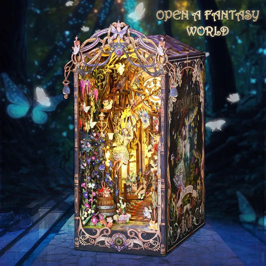 Fairy Tale Elves 3D Handmade Bookstand Decoration Sorceress Sanctuary