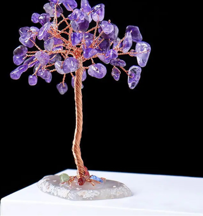 Natural Crystal Tree |  Amethyst Base Sorceress Sanctuary