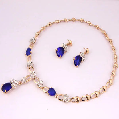 Crystal Necklace & Earring Set