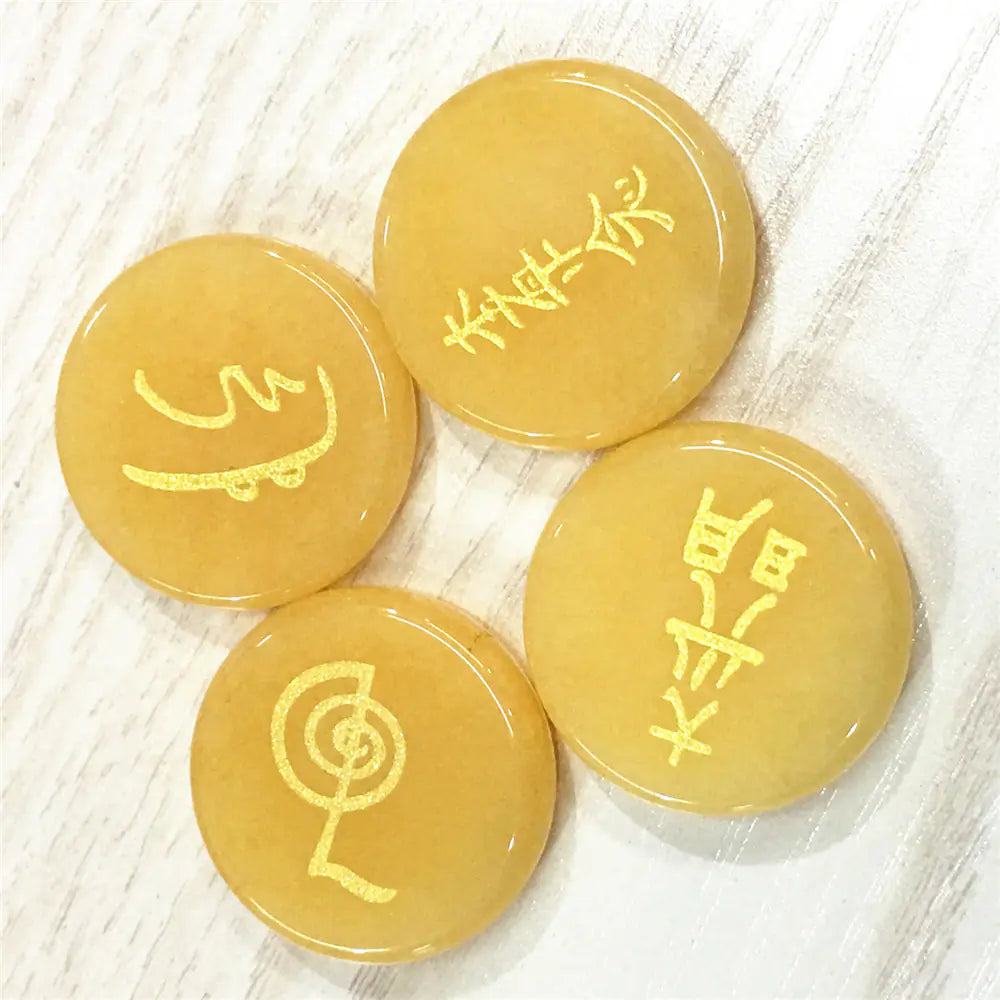 Natural Crystal Stone Energy Symbols