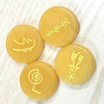 Natural Crystal Stone Energy Symbols