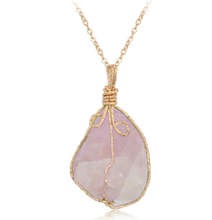 Natural Stone Pendant Necklace Sorceress Sanctuary