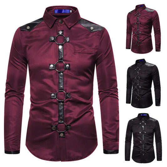 Gothic Studded | Long Sleeve Shirt