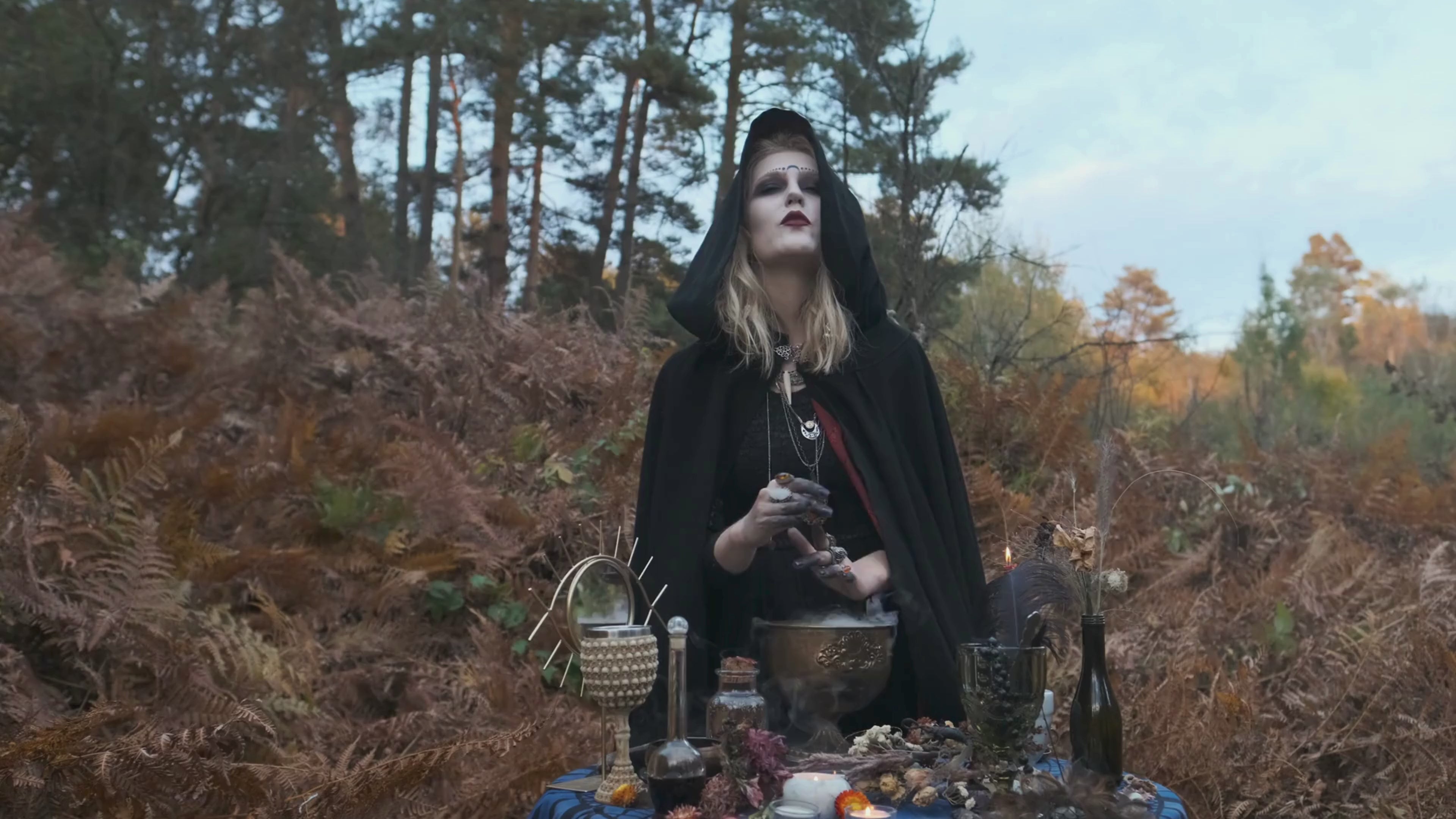Load video: witch ritual