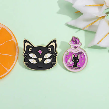 Mystic Cat Brooch