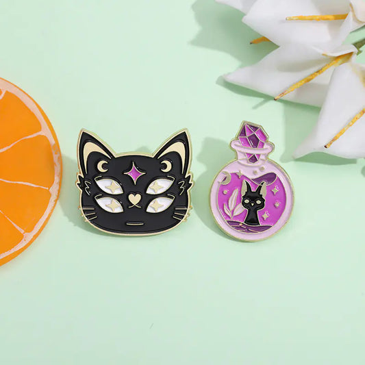 Mystic Cat Brooch