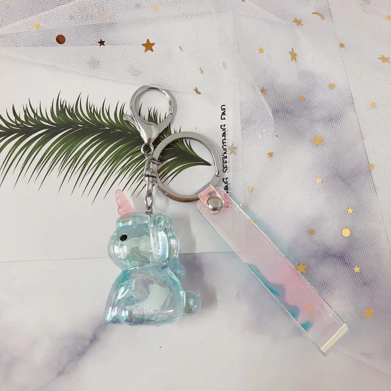 Unicorn Crystal Keychain