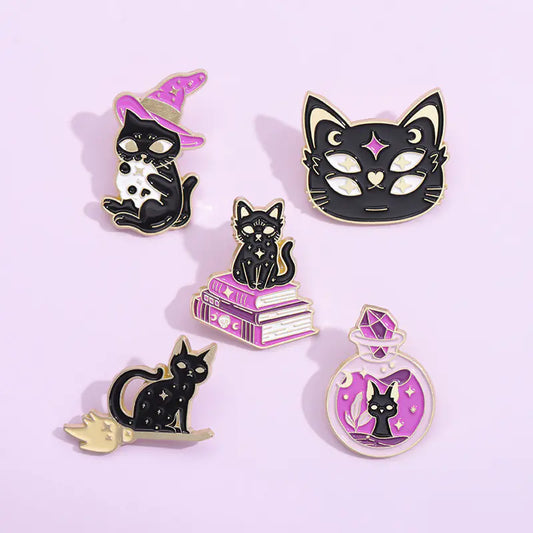 Mystic Cat Brooch