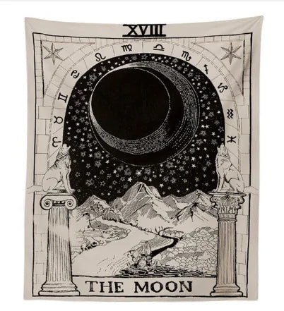 Celestial Sun, Moon & Stars Tapestry